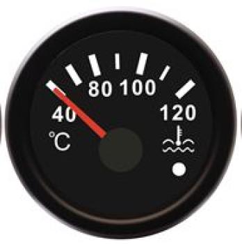 Wassertemperaturanzeige,  40 °C bis 120 °C, Ø 51 mm